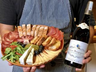 Planches charcuterie et fromage : accords vins a la Cantine
